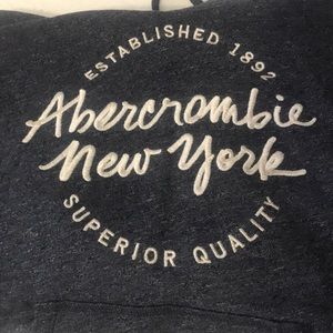 Dark Gray/Blue Abercrombie Hoodie